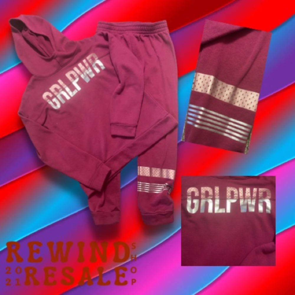Xersion brand 2pc jogger set. (Top sz 16 / Pant sz 14)